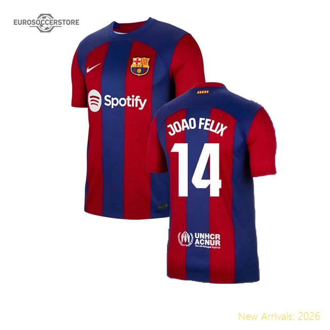 Elite Barcelona Home Joao Felix Jersey 2023-2024 Quick-dry
