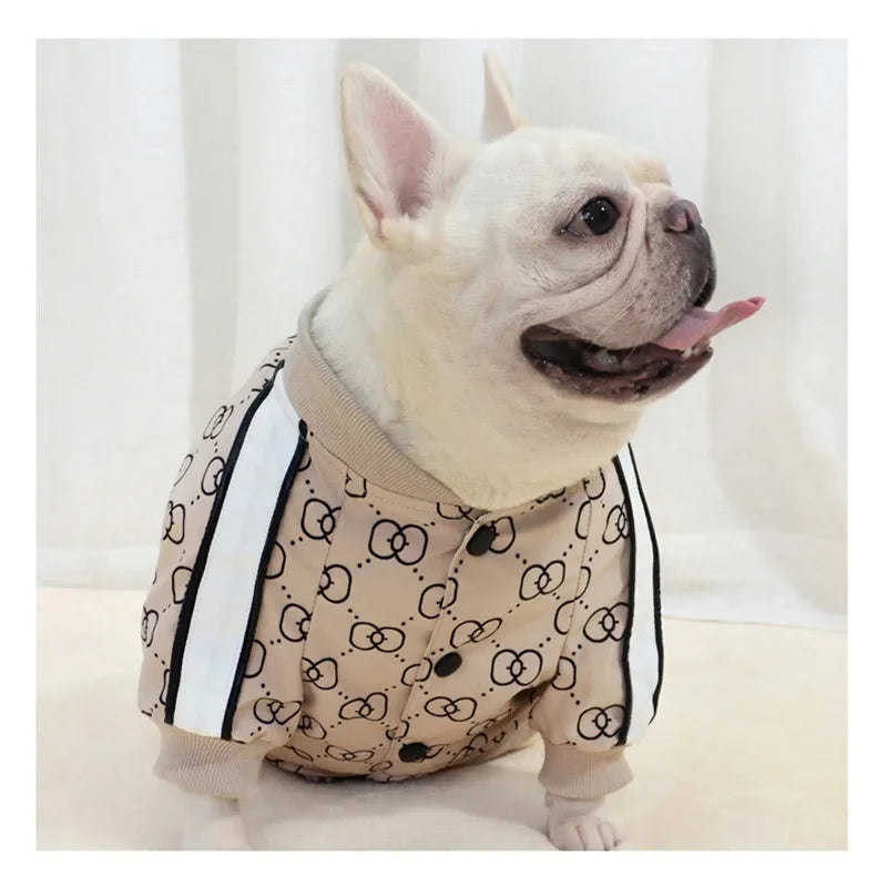 Frenchie-Fan Frenchie Jacket Fall Winter Pet Clothes for Daily Life