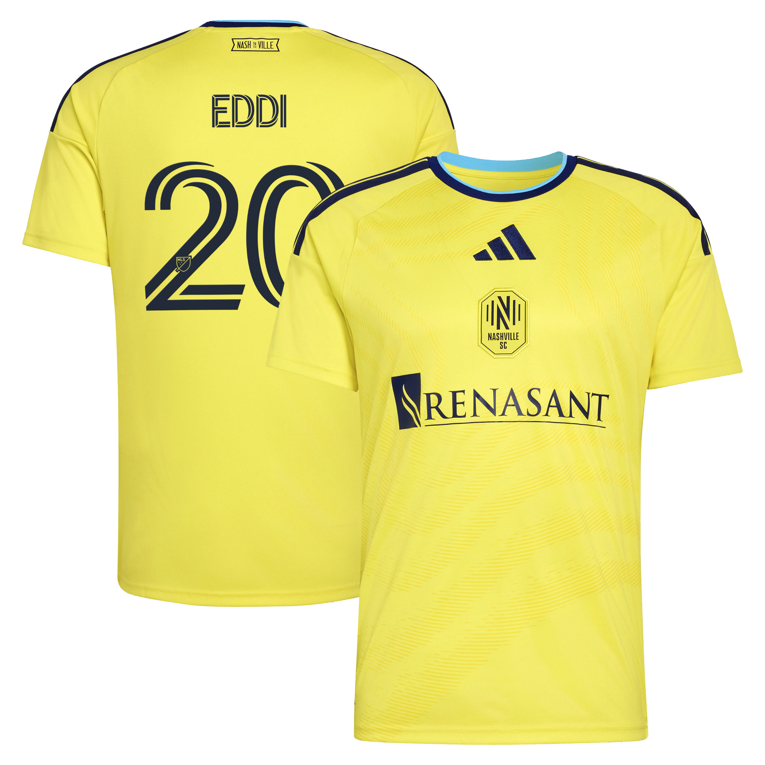 [SJH] Edvard Tagseth Nashville SC 2026 The Reverb Kit Replica Jersey - Yellow