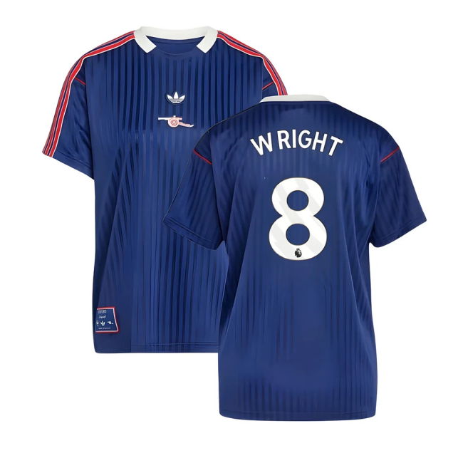 2022-23 Arsenal Home Soccer Shirt Wright #8 L S