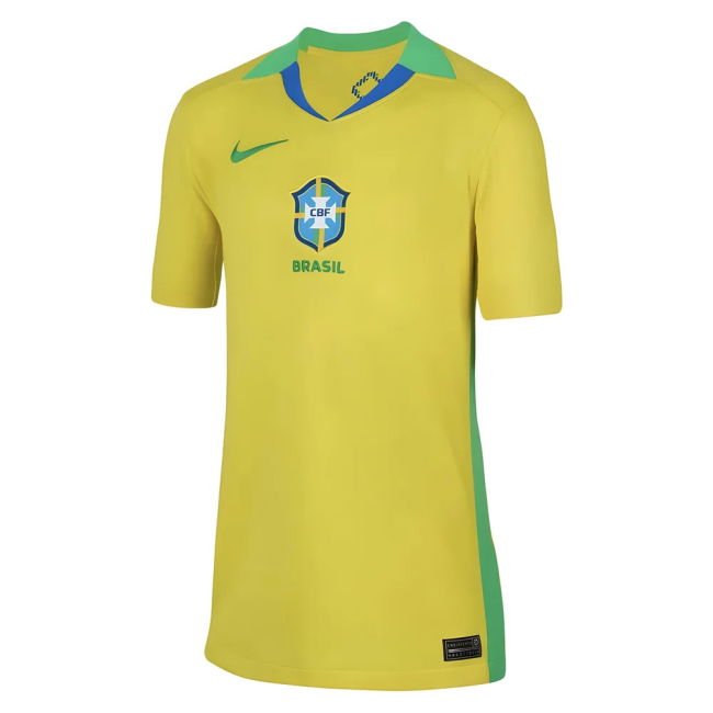 Kids Top Quality Brazil 2025-2026 Home Jersey