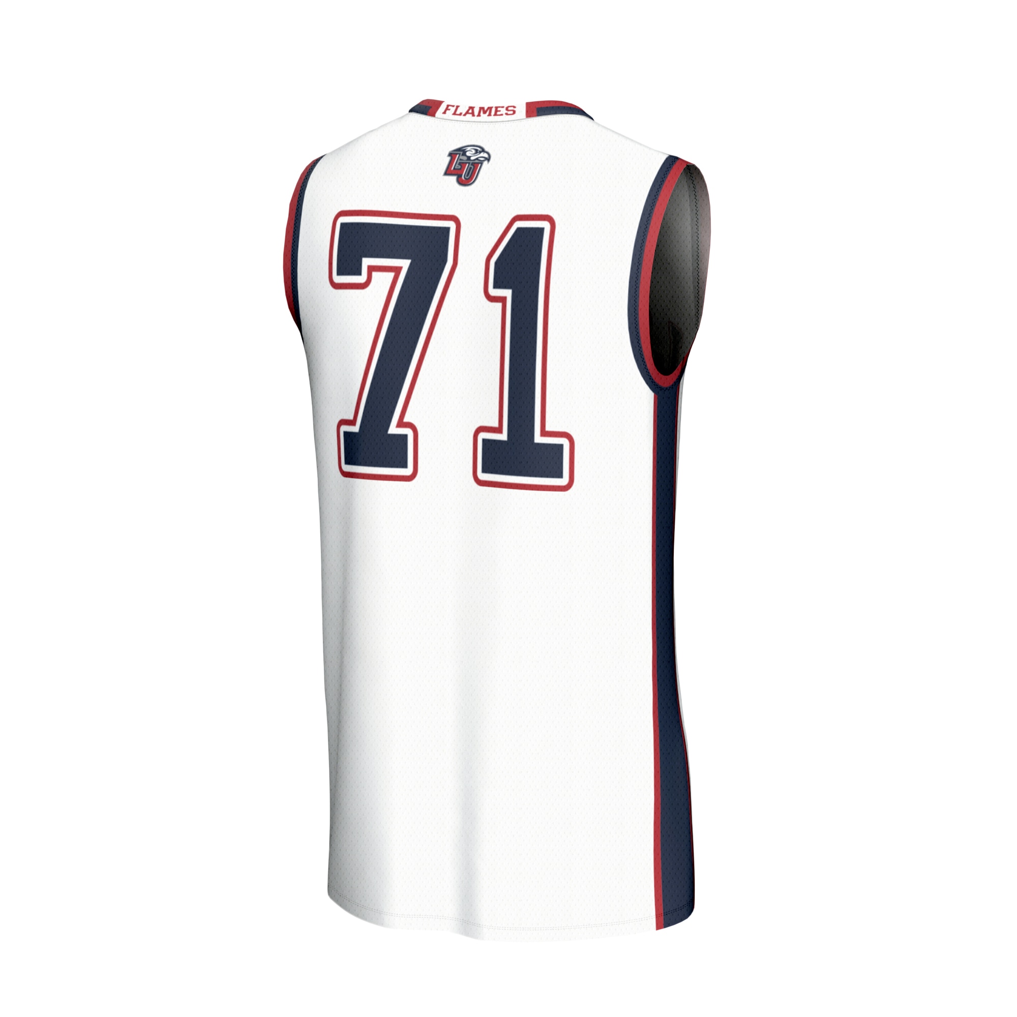 [NJP] Liberty Flames GameDay Greats Youth Lightweight Basketball Fashion Jersey - White