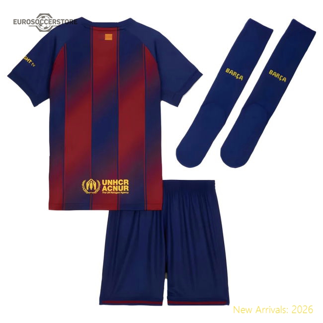 Barcelona 2024-25 Home Fan Version For Adults Kit Soccer Jersey