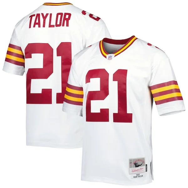 None Sean Taylor Legacy Jersey - White | NFL Player Jersey | NFL Footb