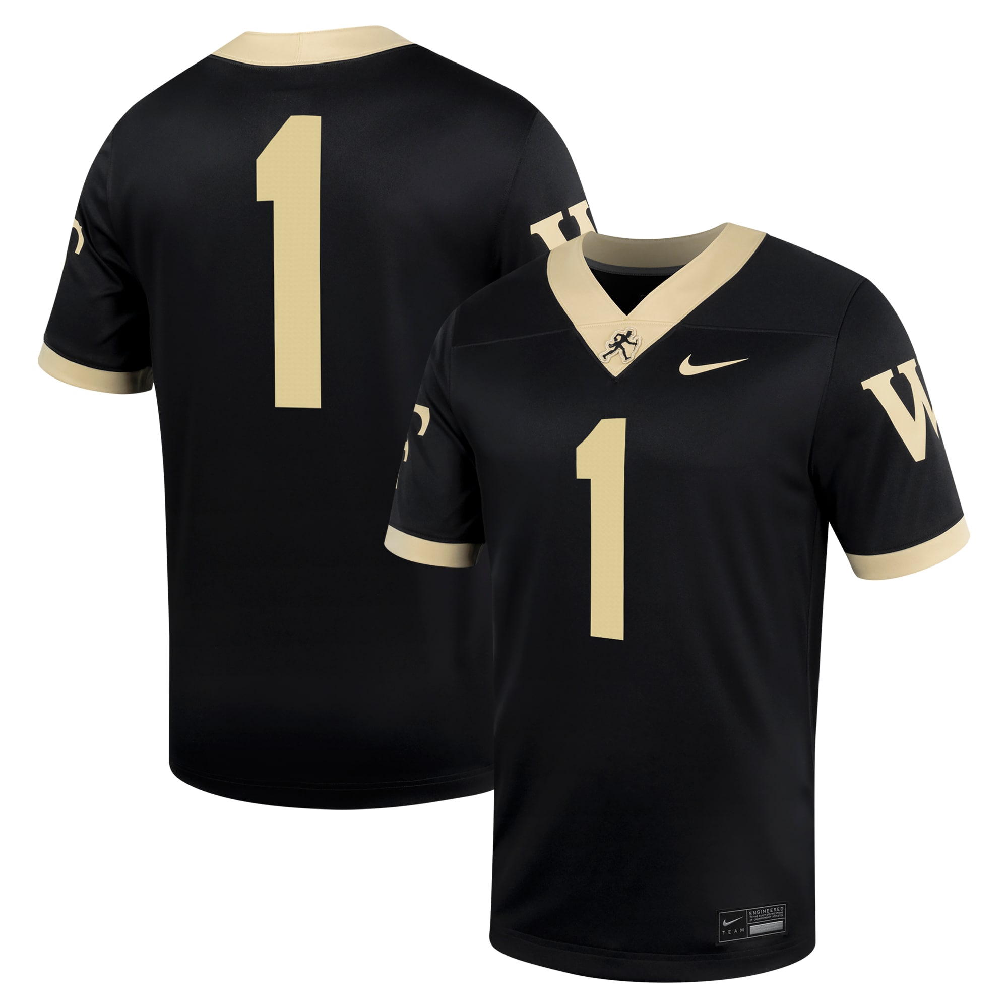 #1 Wake Forest Demon Deacons Untouchable 2026 Season Football Jersey?�C Black
