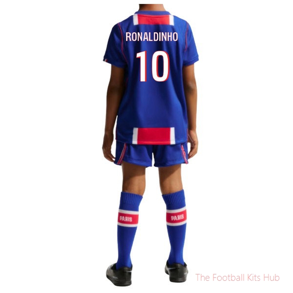 Paris Saint-Germain Home Kit Boys' Soccer Shirt 2026-2027 Ronaldinho