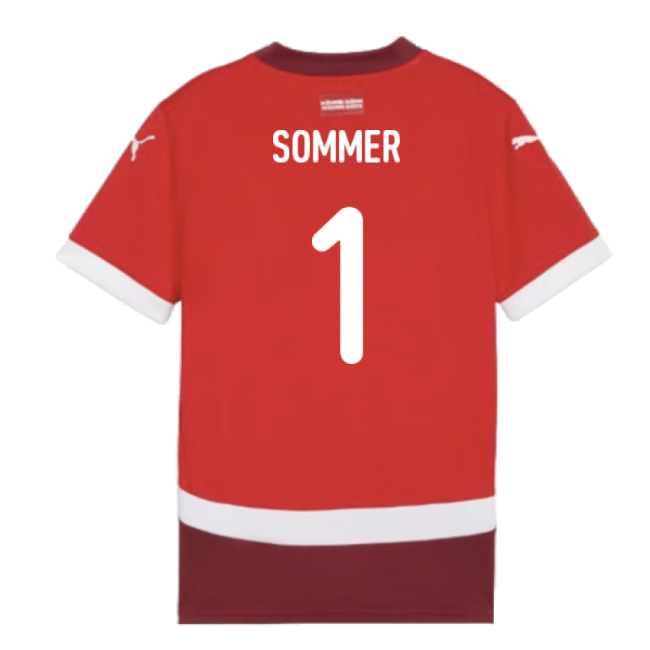 Match Replica Switzerland Home Replica Jersey (Kids) (Sommer 1)