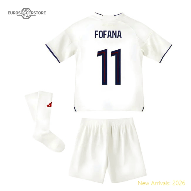 Best-Selling 2025-2026 Olympique Lyon Home Mini Kit (Fofana 11)