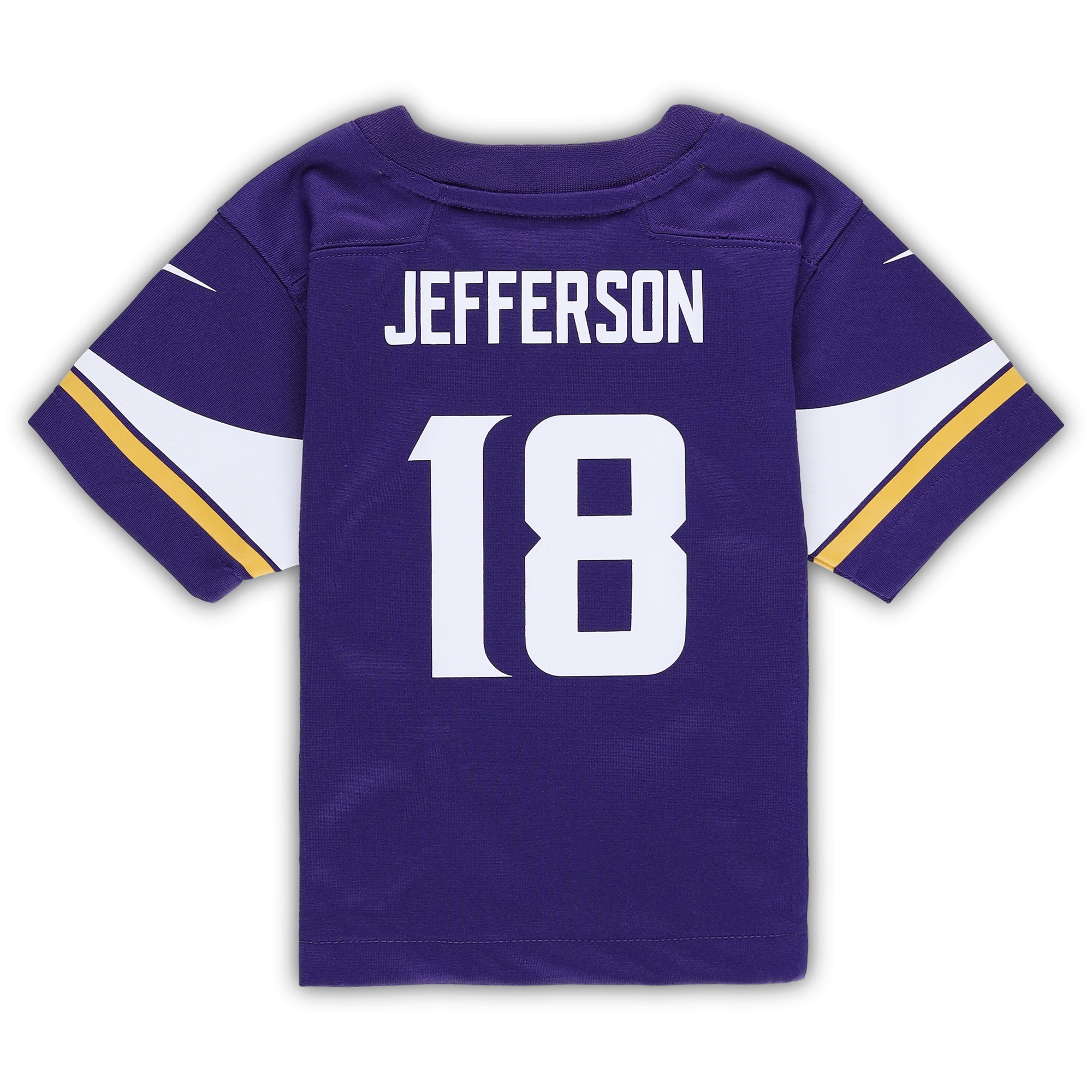 [LK] Justin Jefferson #18 Minnesota Vikings Infant Team Player Game Jersey - Purple