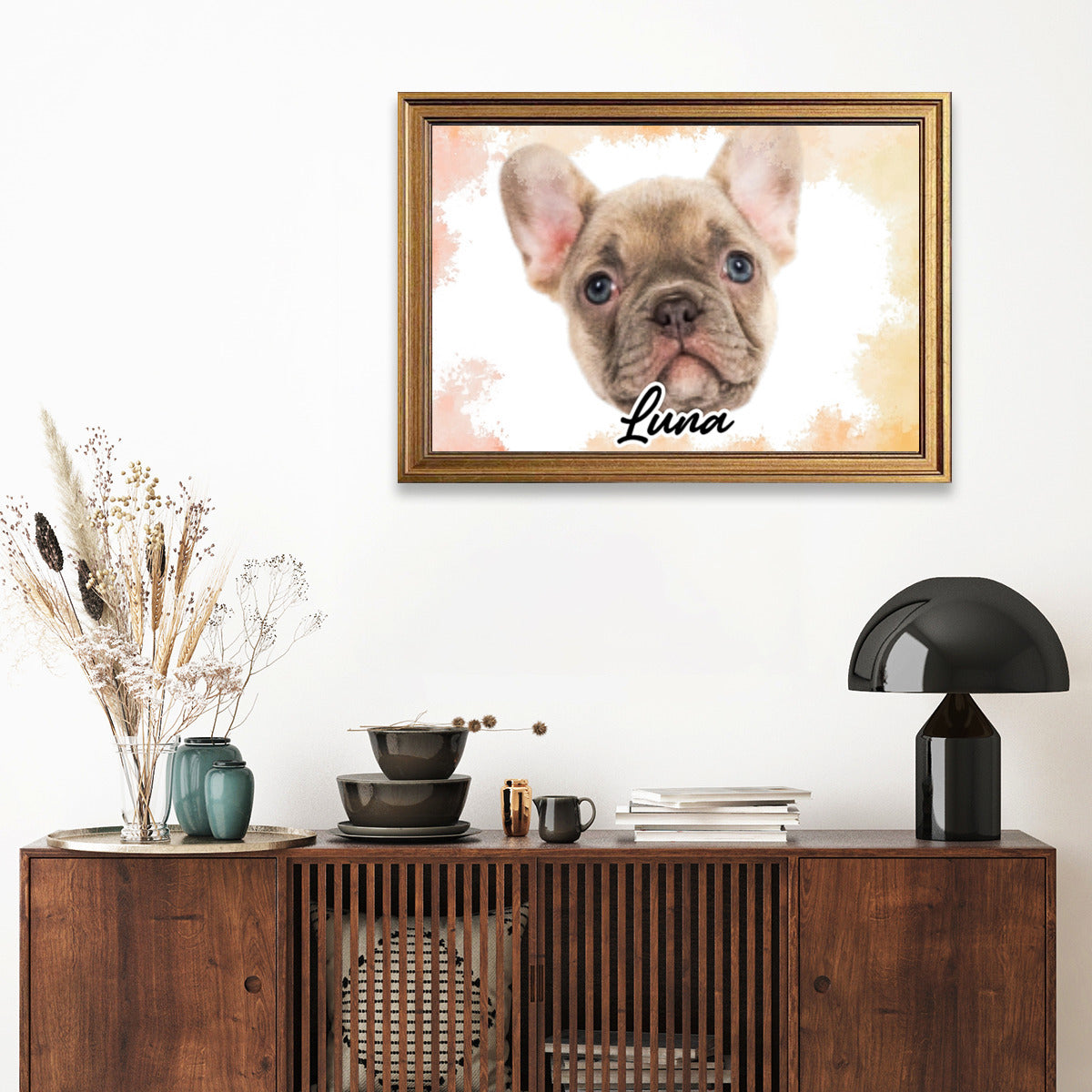 French Bulldog Ace Personalized Framed Poster • Wall Decoration Durable Dog Item