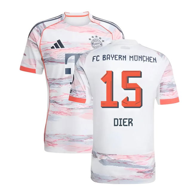 Proud Bayern Bayern Munich Away Shirt Dier #15 Match Quality Moder...