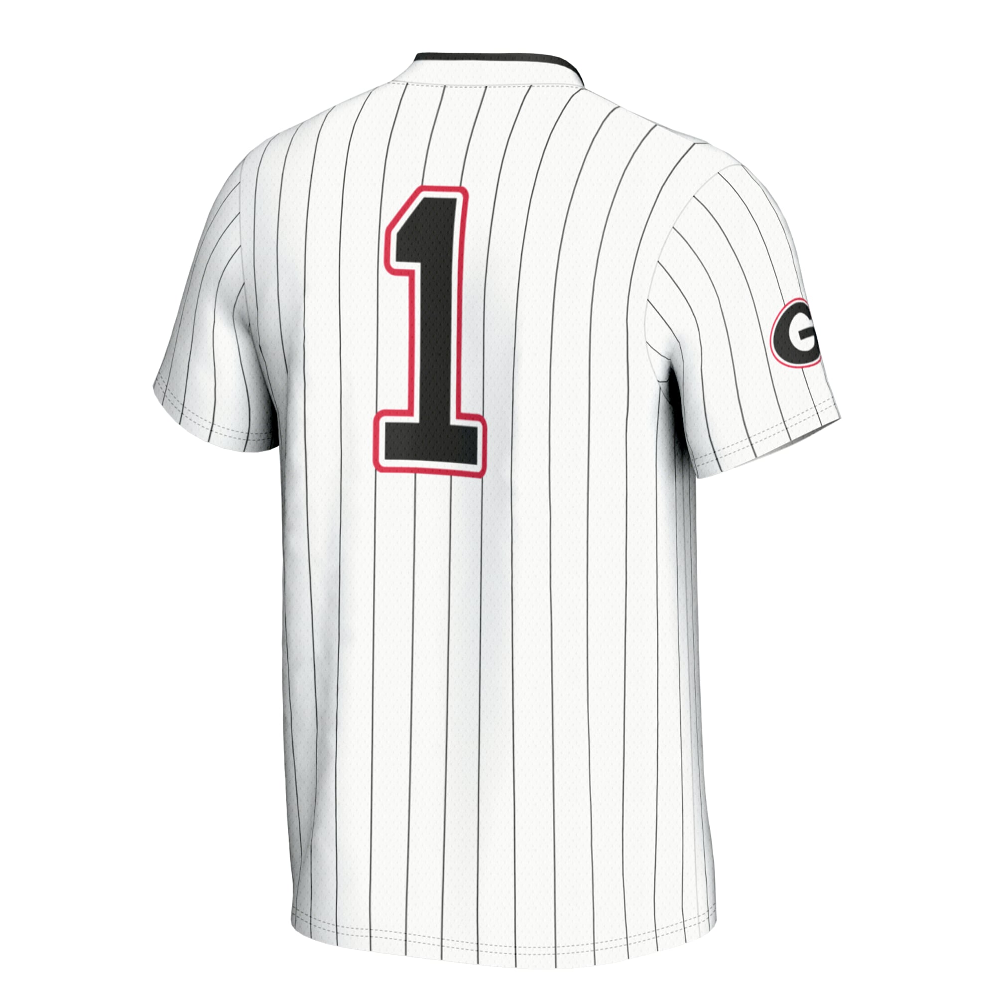 #1 Georgia Bulldogs GameDay Greats Unisex Lightweight Softball Jersey - White