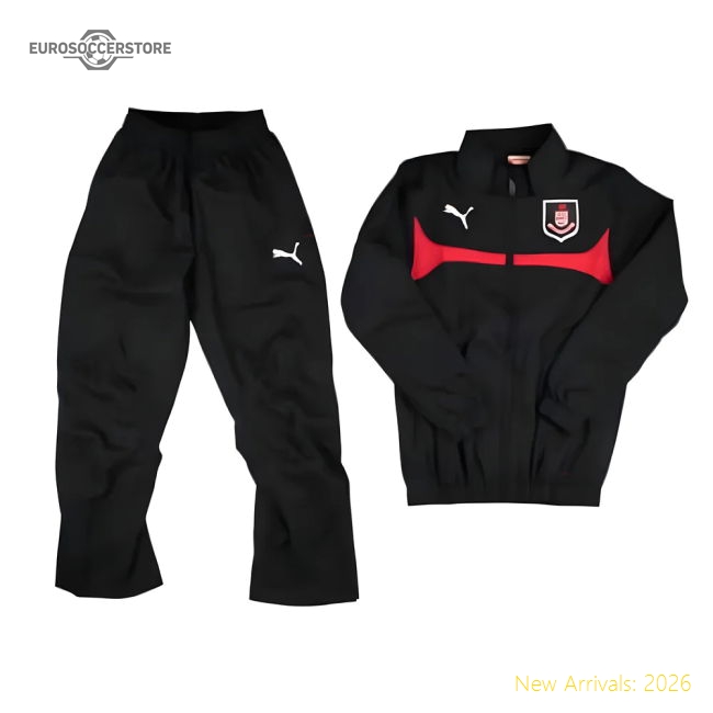 2014-2015 Airdrie Tracksuit (Black) - Kids