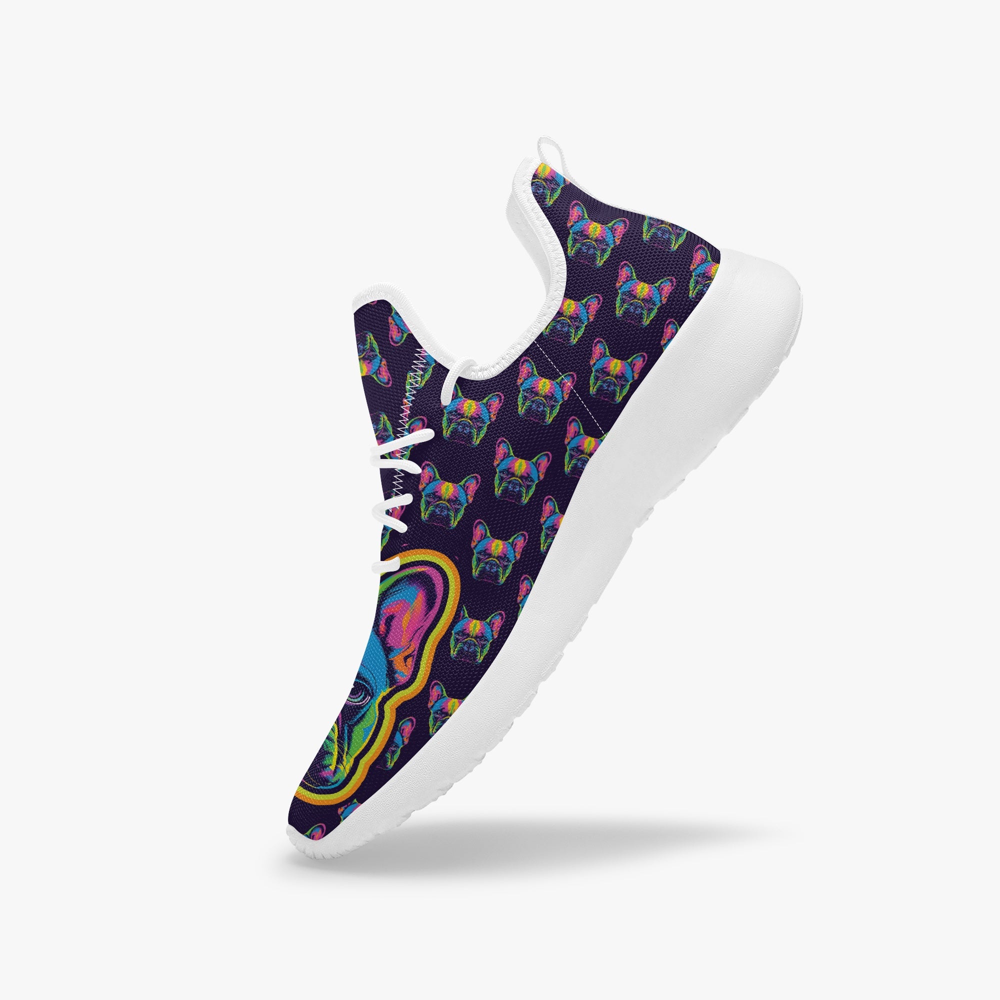 - Bulldog Inspired Classic Sneakers Pet Owner Apparel | Unique Design