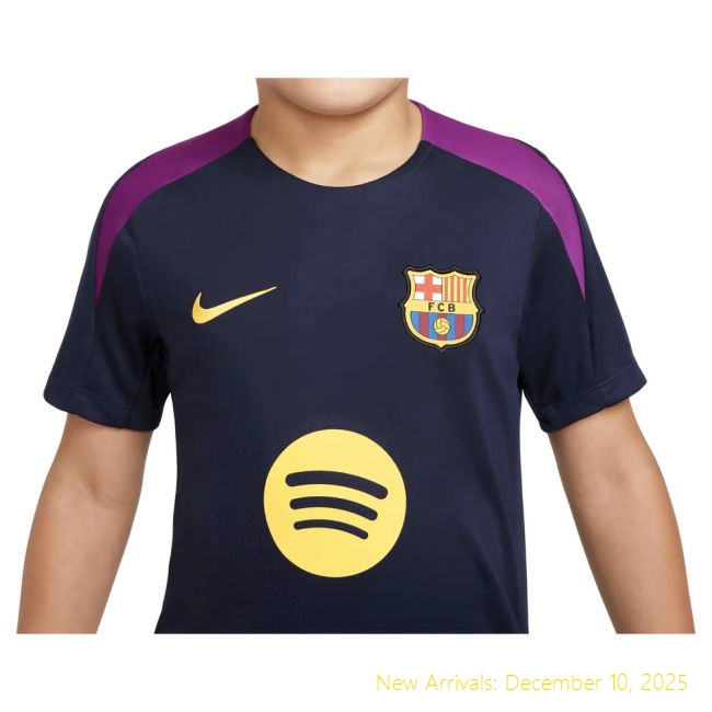 2025-2026 Barca Barcelona Strike Training Elite Shirt (Purple) - Kids