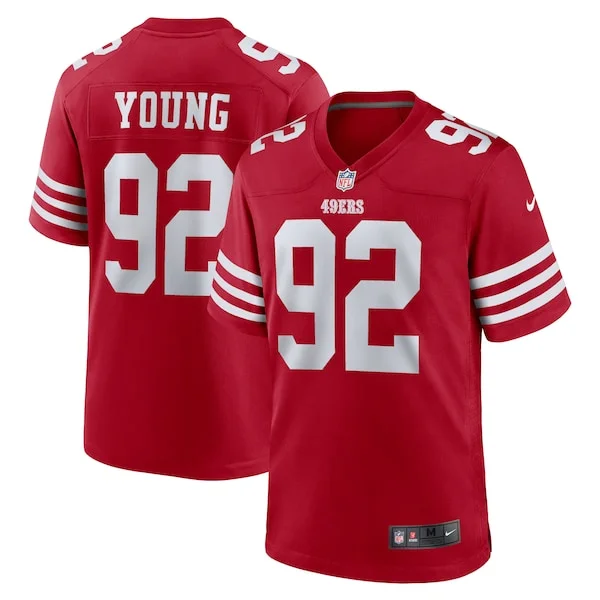 Performance San Francisco 49ers Game Jersey - Premium Scarlet NFL F...