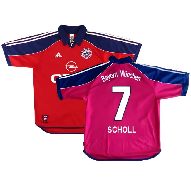 Official Bayern Home Shirt Excellent S Scholl #7 Top Tier Latest E...