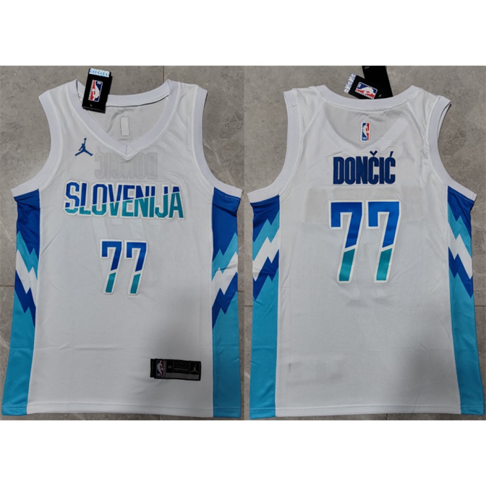 Official Jersey Dallas Mavericks 77 - White - Fan Favorite