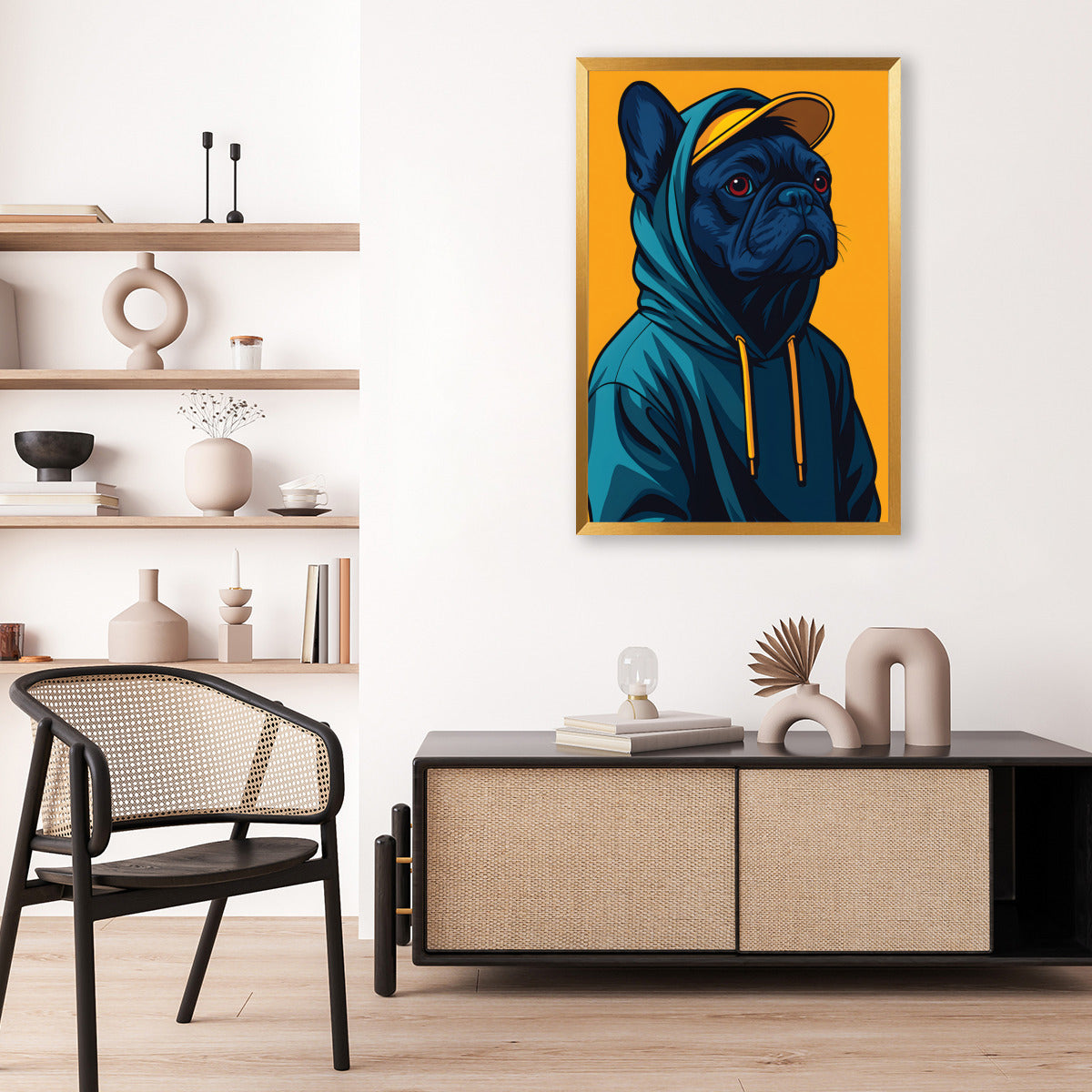 Baxter - Vertical Framed poster • Wall Decoration