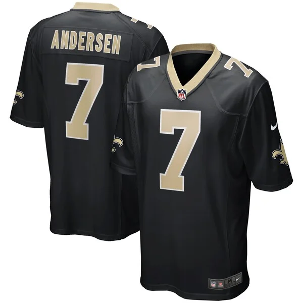 New Orleans Saints Game NFL Jersey - Black | Pro-Level Football App...