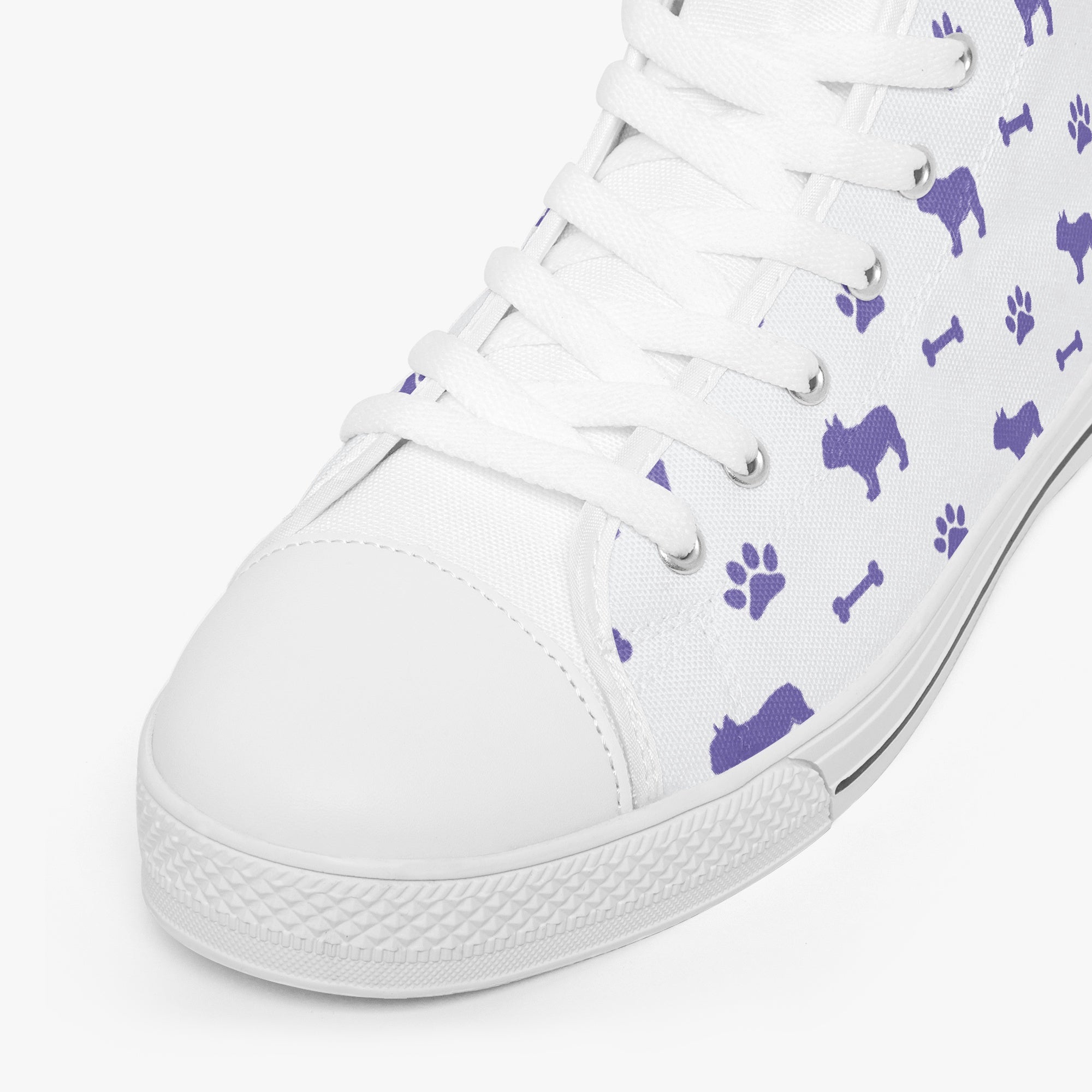 Fashion-Forward Queen - Classic High-top Canvas Shoes for Fashion Lovers