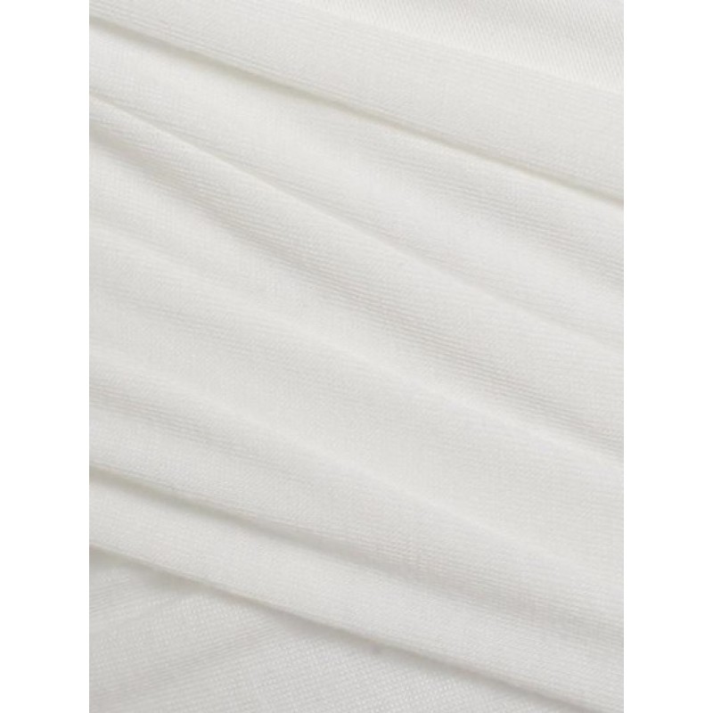 Tie Criss Cross Cut Out Halter Tee SQ9990