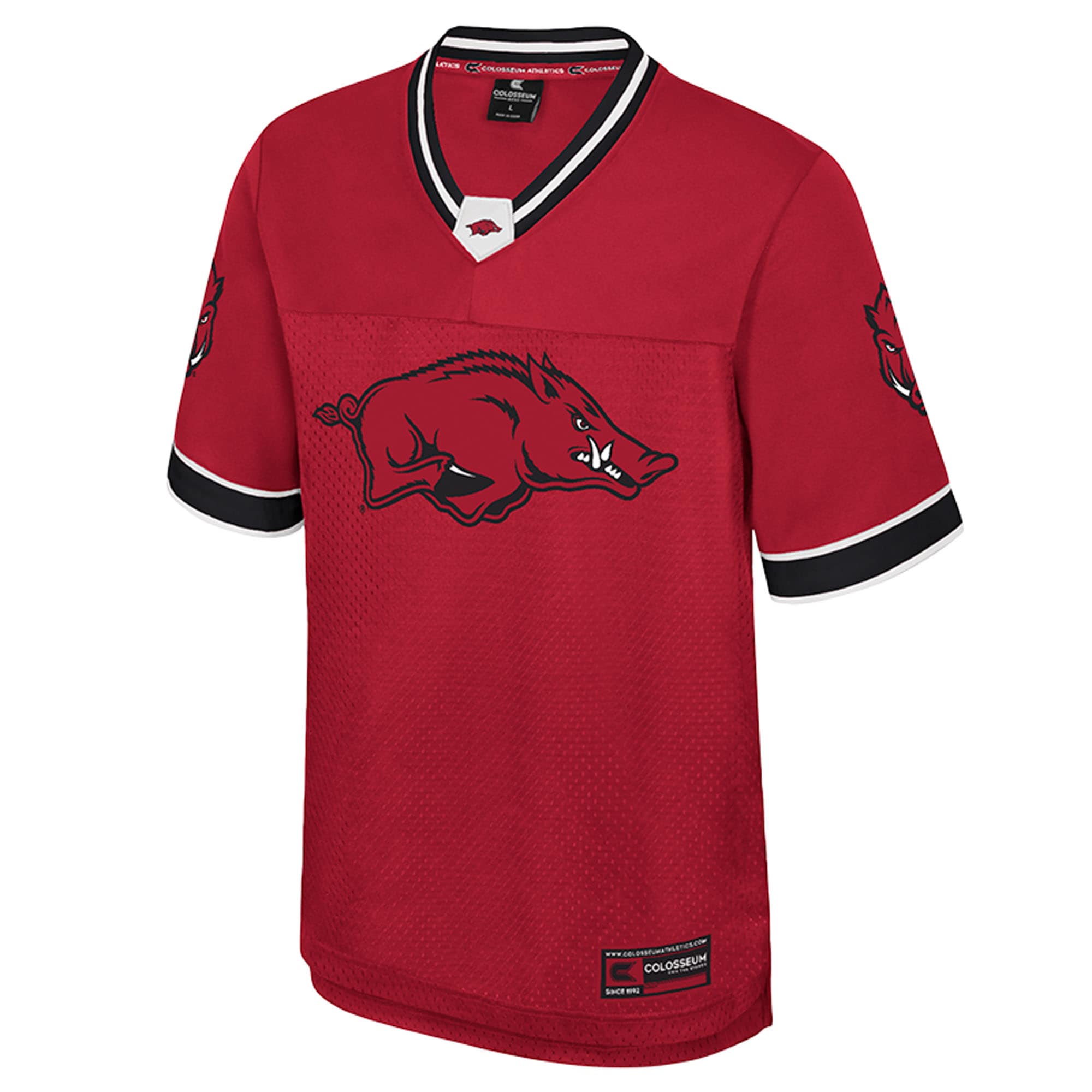 Arkansas Razorbacks Colosseum Nothing But The Hits Football Jersey - Cardinal