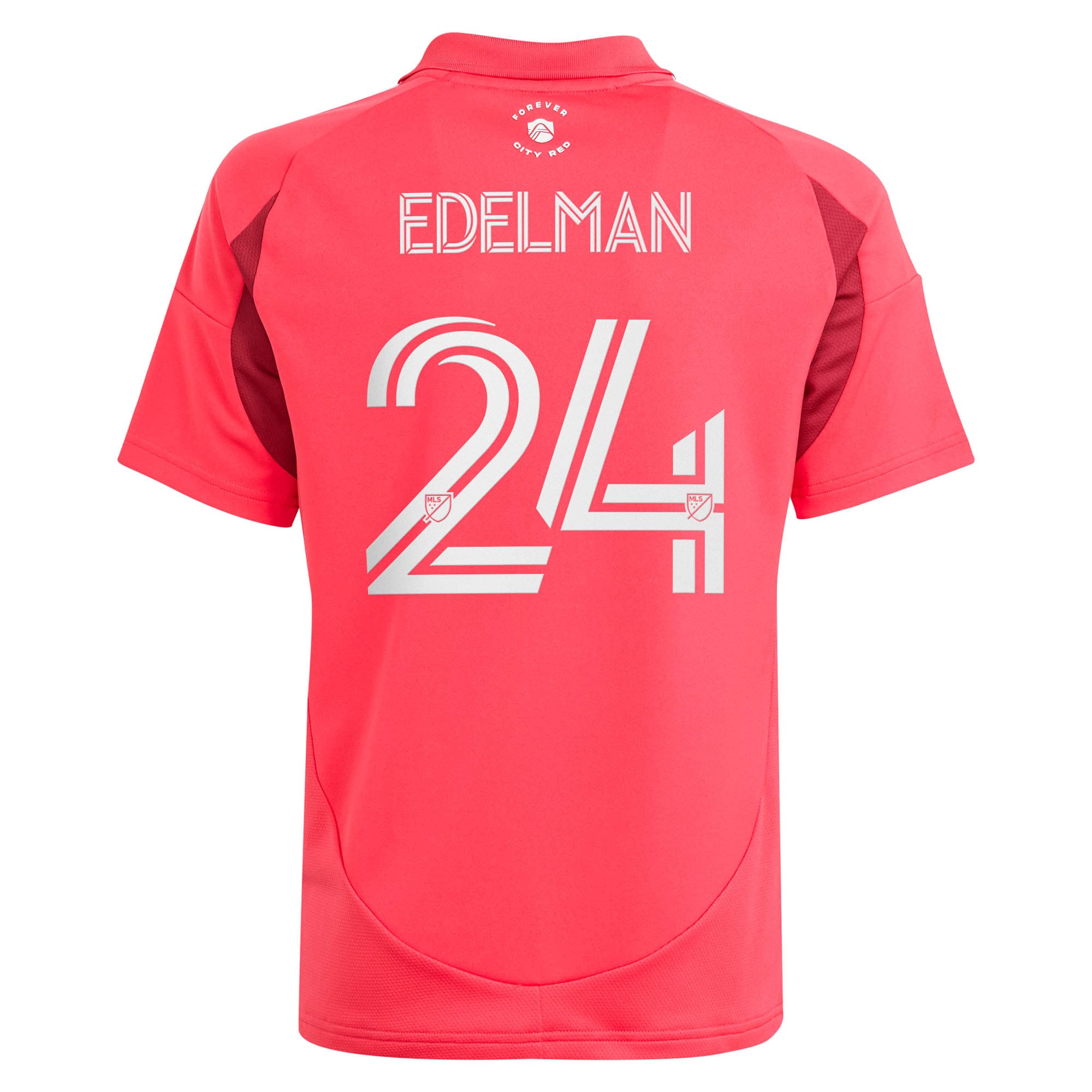 [SJH] Daniel Edelman St. Louis CITY SC Youth 2025 Forever CITY Red Replica Jersey - Red