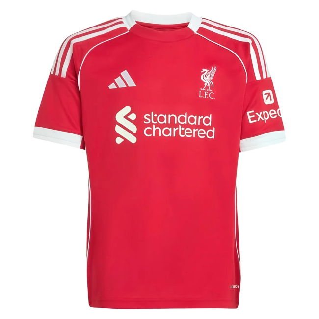 vintage 2025-2026 Liverpool Home Shirt (Kids) (Kerkez 6)