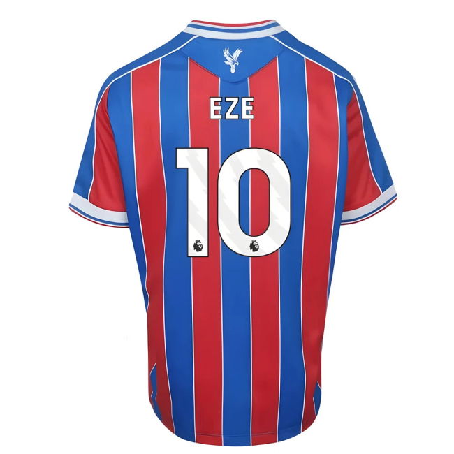 Crystal Palace Football Club Trendy Home Match Shirt (Eze 10) (Kids)
