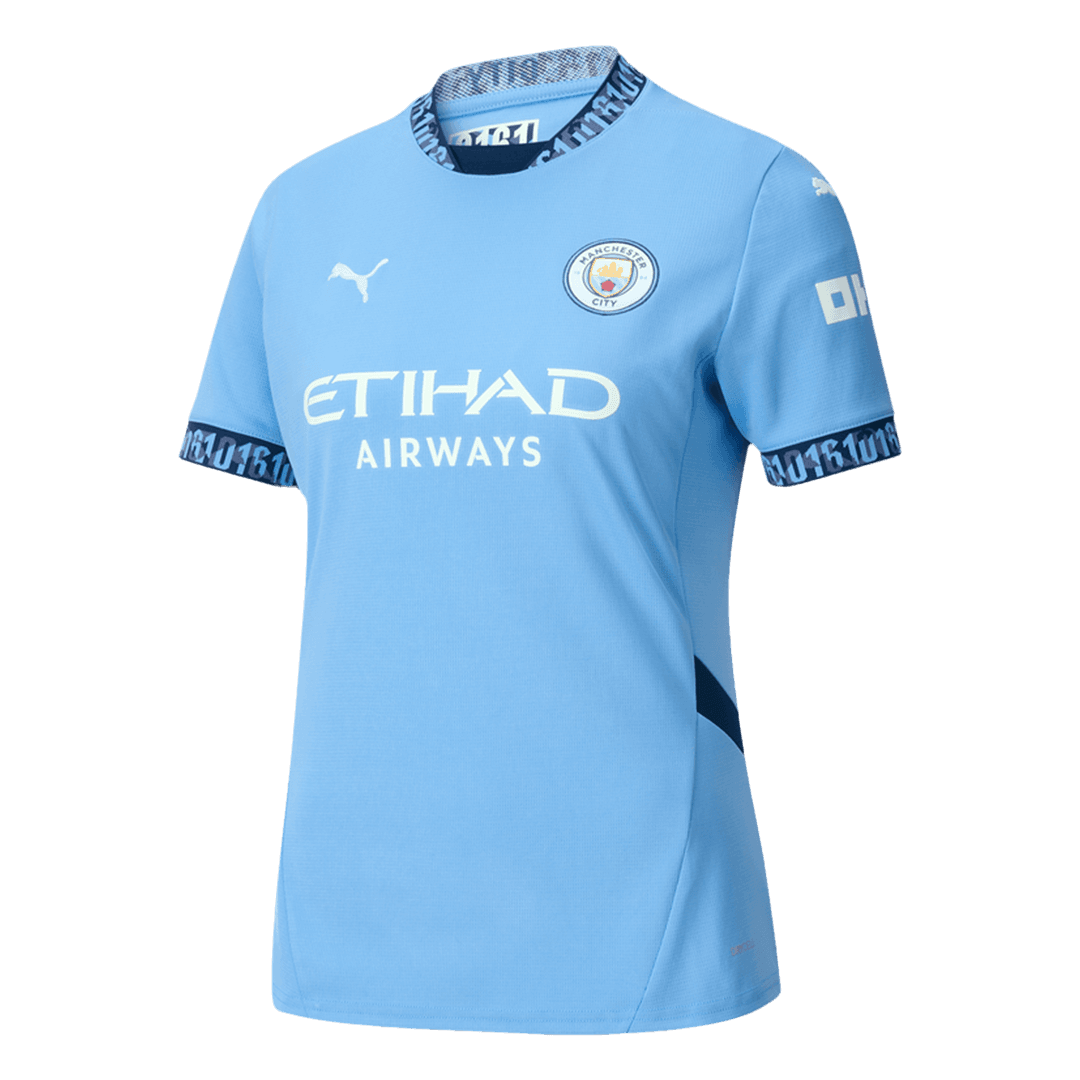 Women's Manchester City Home  Soccer Jersey 2024/25 Authentic Kit