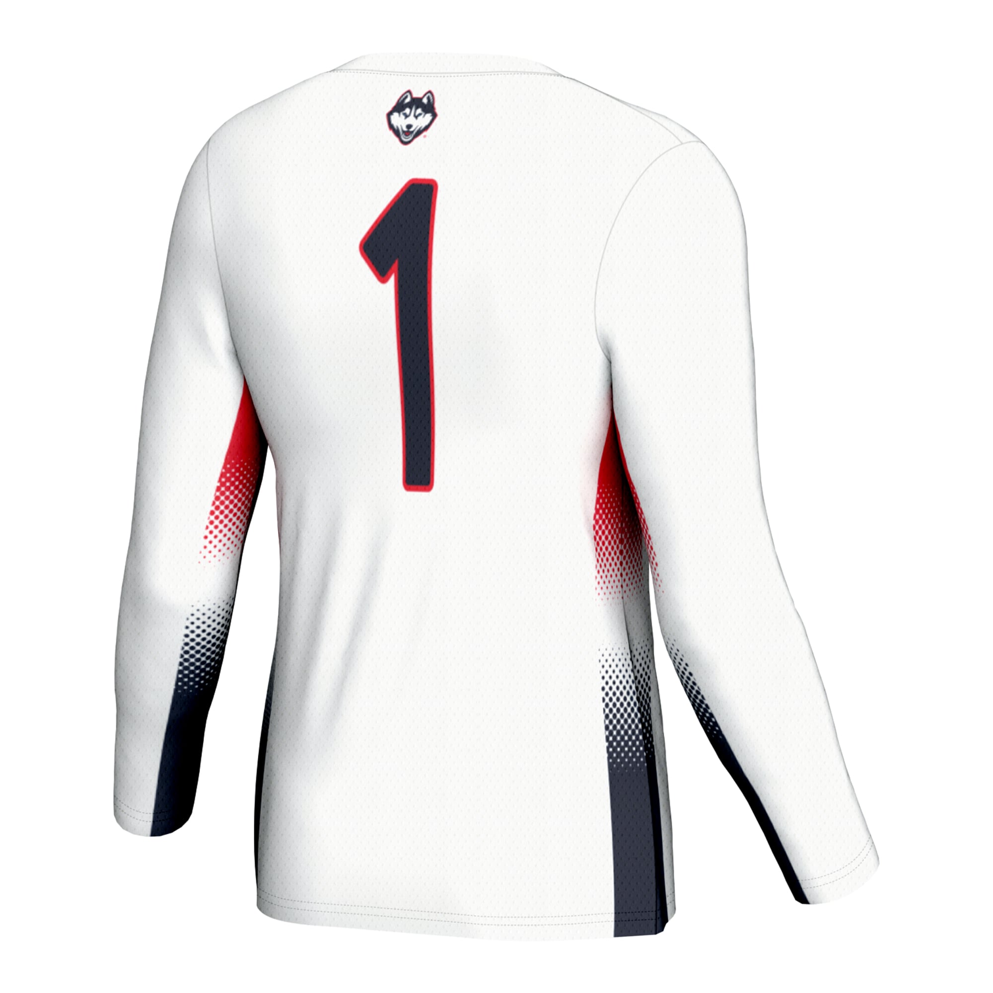 #1 UConn Huskies GameDay Greats Youth Lightweight Women's Volleyball Jersey - White