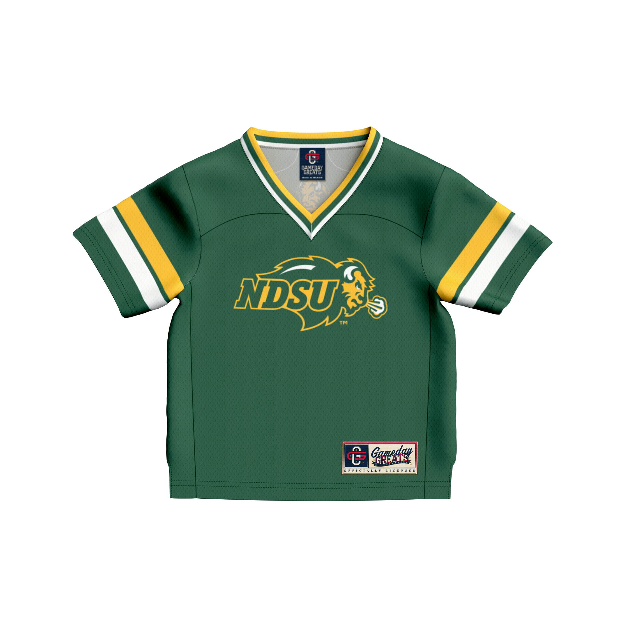 [DDG] NDSU Bison GameDay Greats Toddler Lightweight Collegiate Football Fashion Jersey - Green