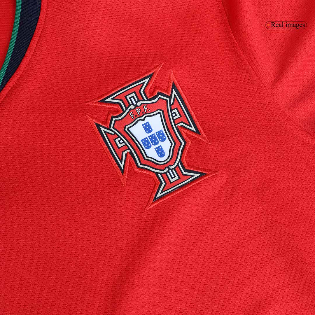 Portugal Home Soccer Jersey Euro 2024 Authentic Kit