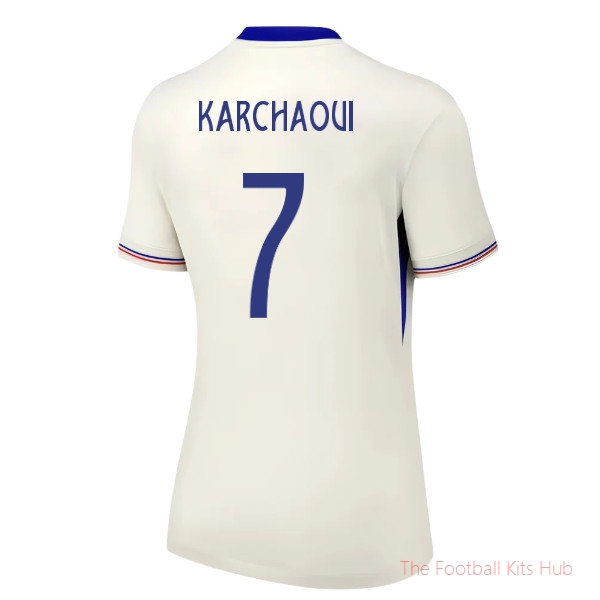 2025-2026 France Womens Team Away Shirt (Ladies) (Karchaoui 7)