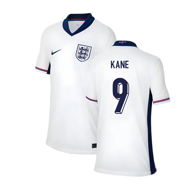 Authentic Replica England Home Fan Jersey for Kids (Kane 9)