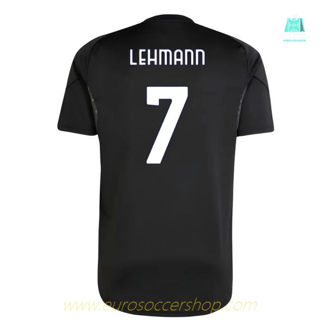 2025-2026 Juventus Training Shirt (Black) (Lehmann 7)