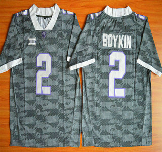 premium Men's None Trevone Boykin #2 Game 2015 Football Jersey