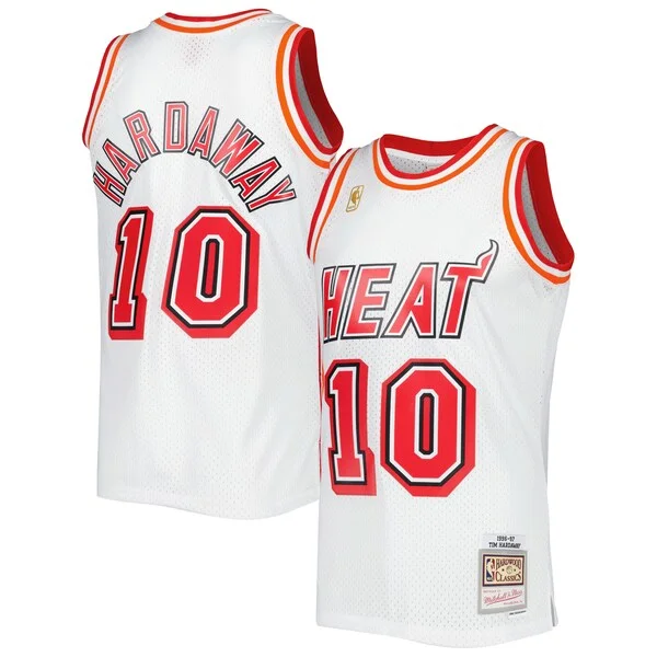 Tim Hardaway MIA Durable Swingman Jersey - Cost-Effective