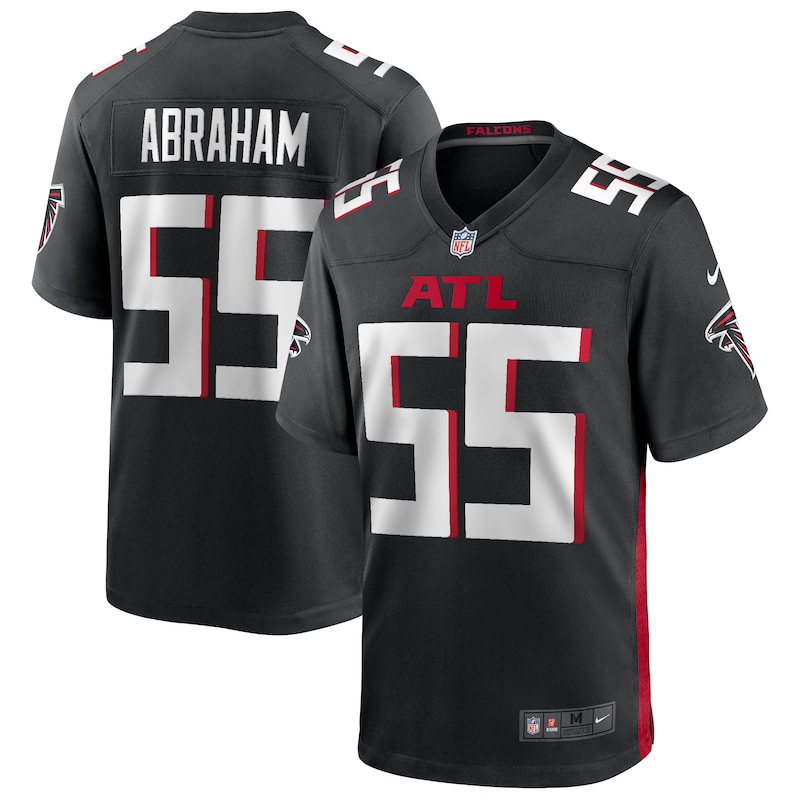 None John Abraham Star Player ATL Falcons Durable Jersey Football Appa