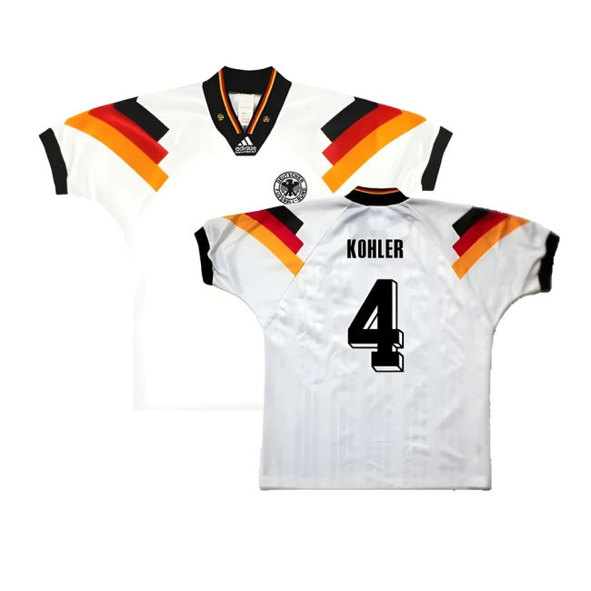 Germany Pro Home Player Jersey 1992-1993 (1)