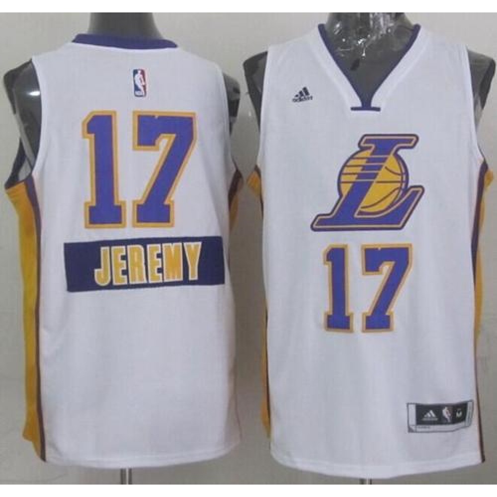 Performance Vintage Men's Lakers #17 Jeremy White Basketball Jersey