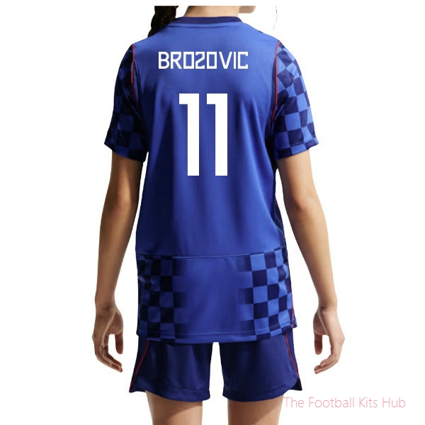 Matchday Croatia 2026-2027 Away Shirt (Kids) (Brozovic 11)