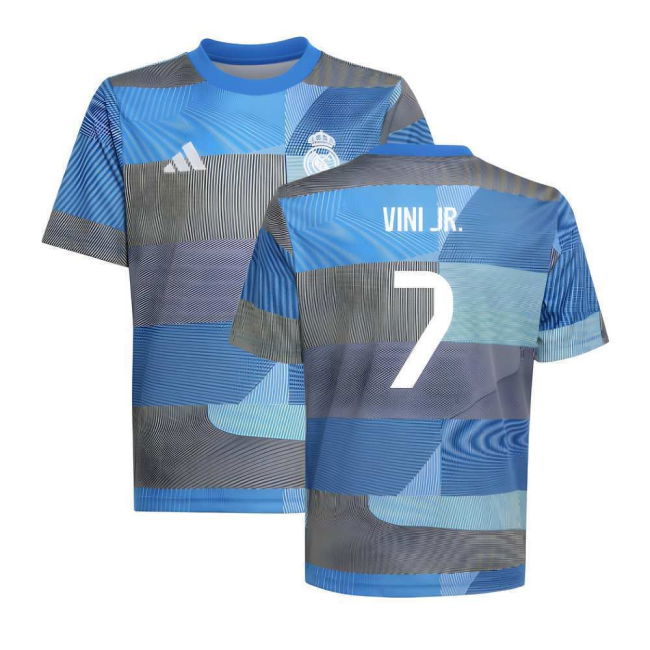 2025-2026 RM Football Shirt - Kids (Blue) Durable Stitching