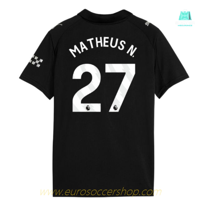 2025-2026 Man City Away Mini Kit (Matheus N. 27)
