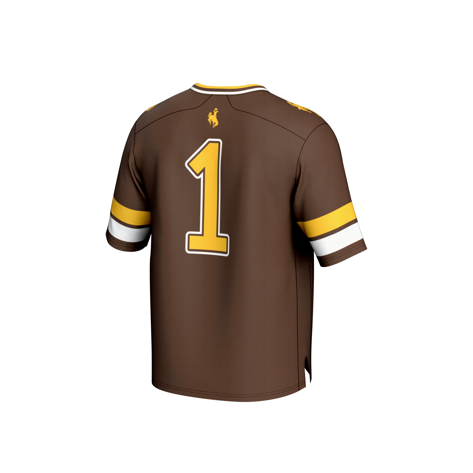 #1 Wyoming Cowboys GameDay Greats Unisex Collegiate Football Fashion 2026/2027 Football Jersey - Brown