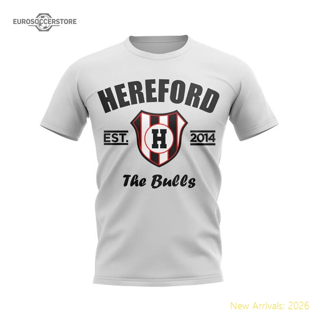 Excellent Hereford Established Football T-shirt (white)