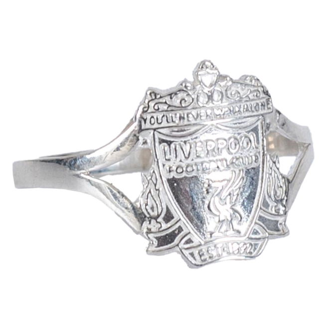 Liverpool FC Sterling Silver Split Shank Ring Small (Collector's Item)