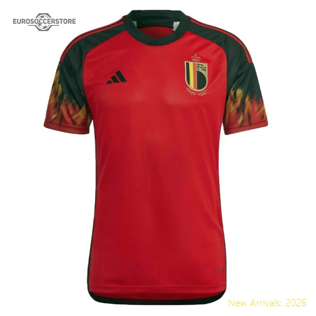 Belgium 2022-2023 Home Shirt - Pro Recycled Polyester Retro