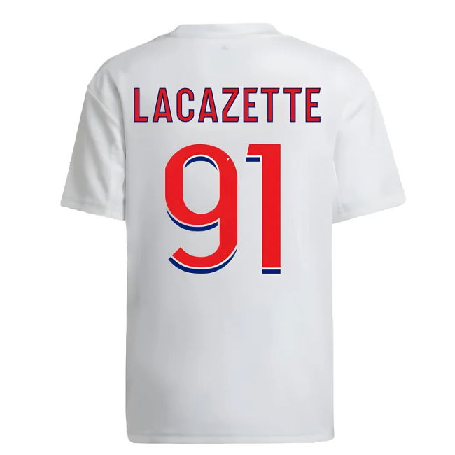 Match Replica Lyon Home Fan Jersey (Kids) (LACAZETTE 91)